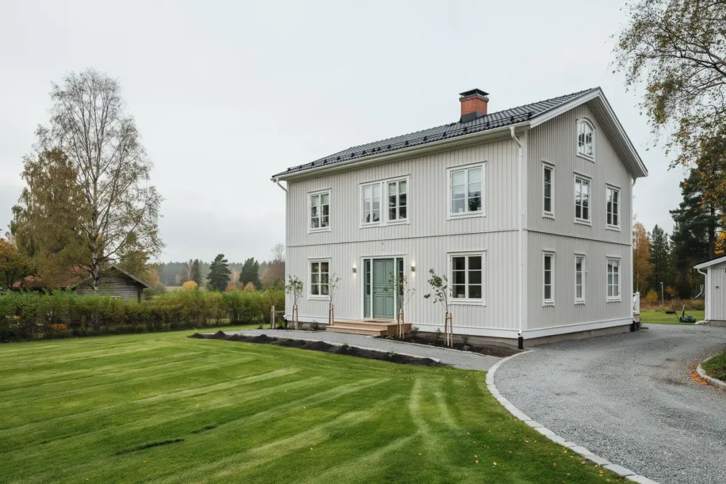 dr nering och terst llning runt villa i alsike knivsta