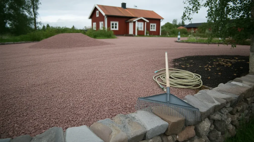 grusuppfart utan sp r och damm underh ll dammbindning och r tt grusfraktion