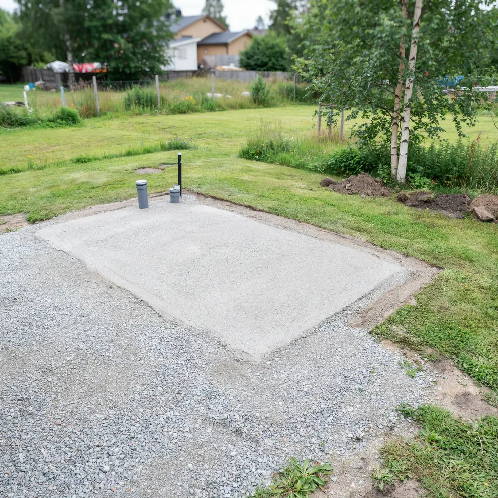anlagga husgrund gjutning betongplatta uppsala stockholm
