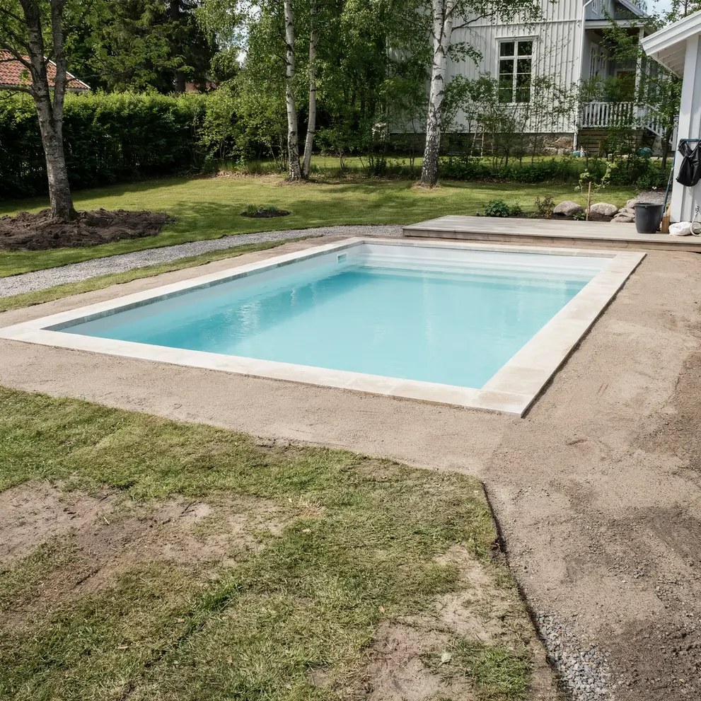 bygga pool uppsala stockholm